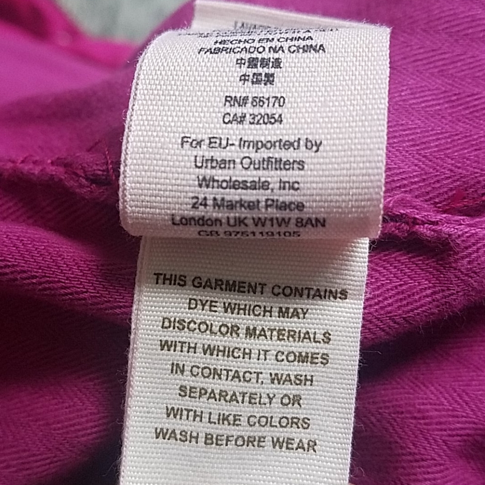 Free People Velvet Trucker Pink Jacket M/L - Picture 12 of 12